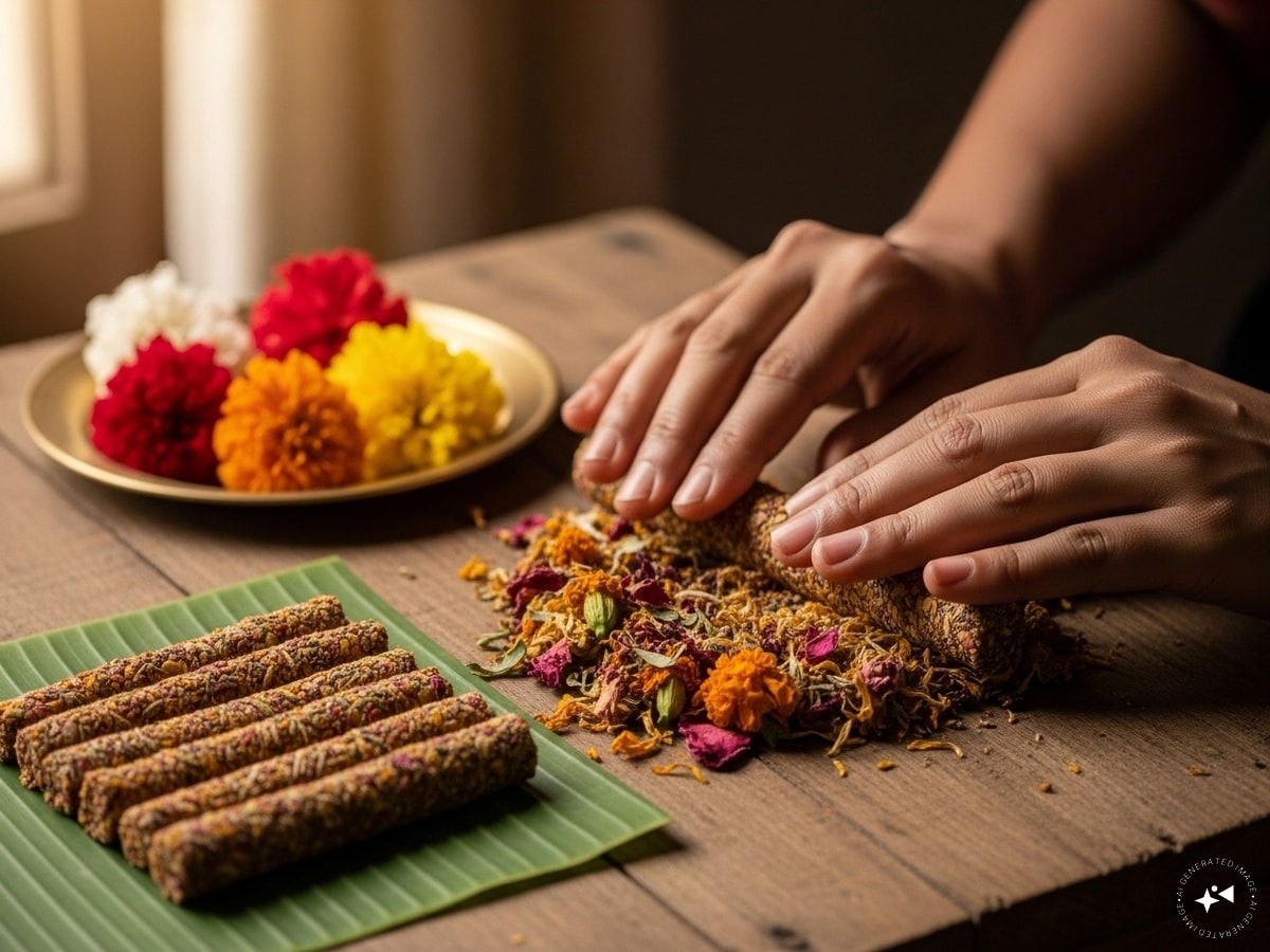 Reuse temple flowers
