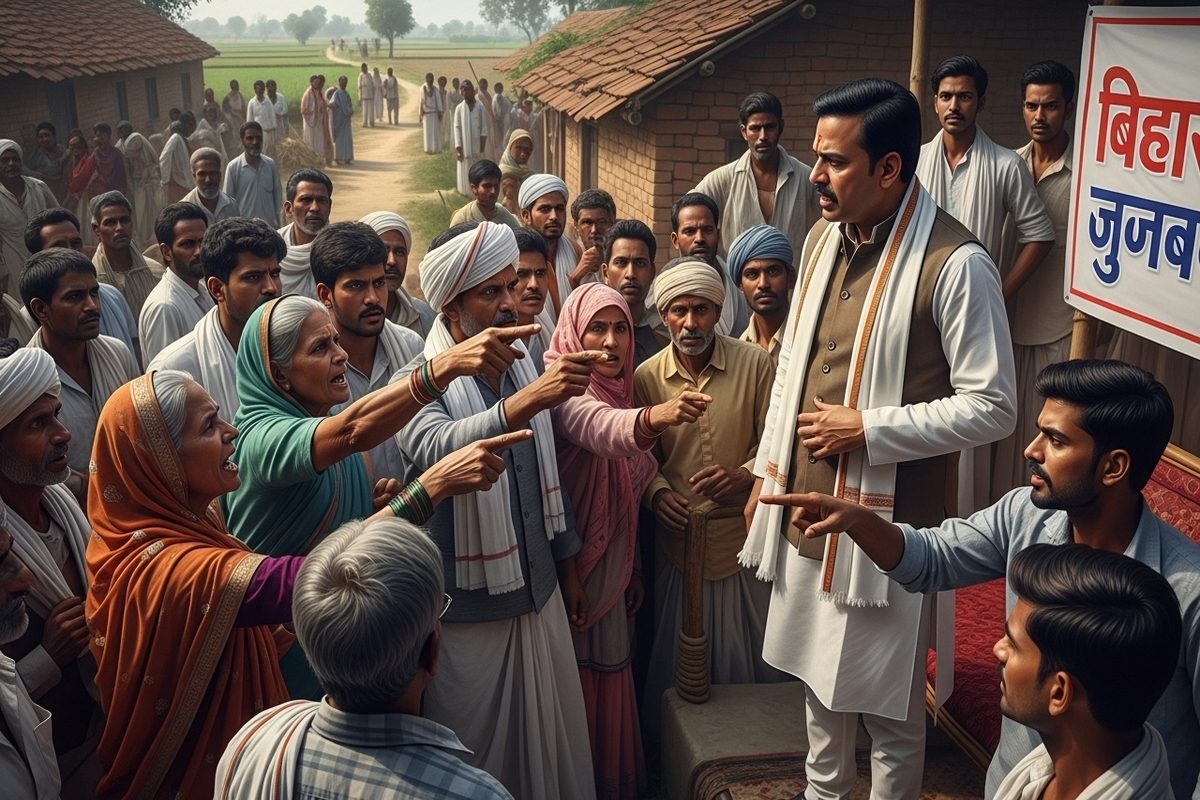 जाइए यहां से चुपचाप, जनता ने विधायक को सुनाई खरी-खरी,  लगाई क्लास, Video