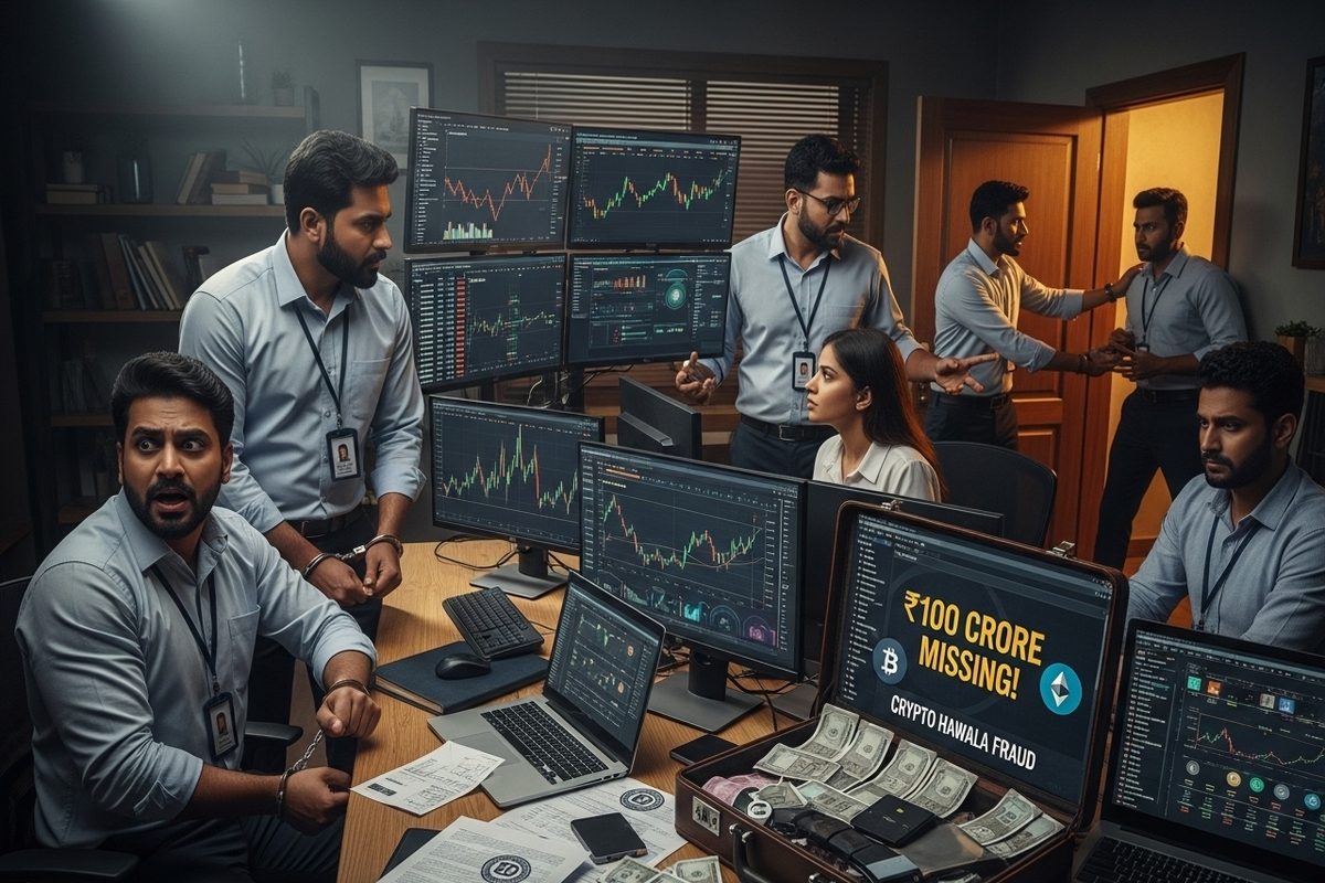 क्रिप्टो हवाला से ₹100 करोड़ की ठगी! ED ने पकड़े 4 ‘डिजिटल चोर’ पढ़ें मामला