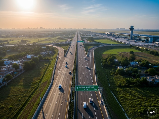 नोएडा एयरपोर्ट के लिए 8 KM वाली नई सड़क! हरियाणा, आगरा, दिल्ली के लोगों..