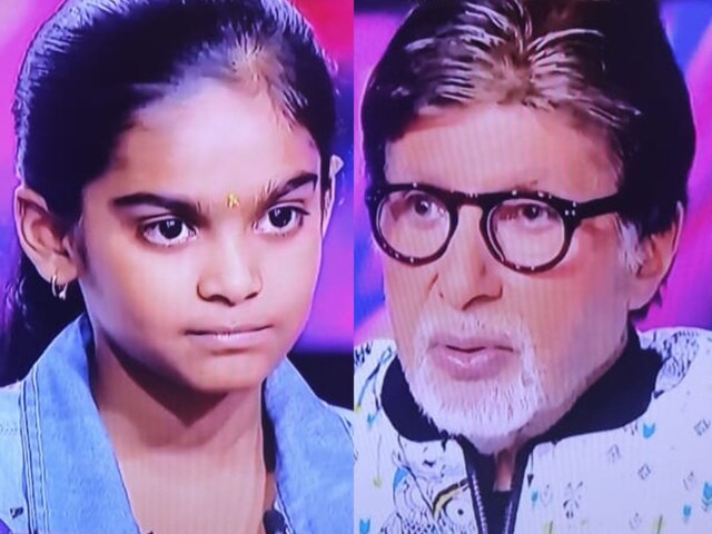 KBC 17: 10 year old Jhanvi fulfills father's dream, Amitabh's eyes filled with tears