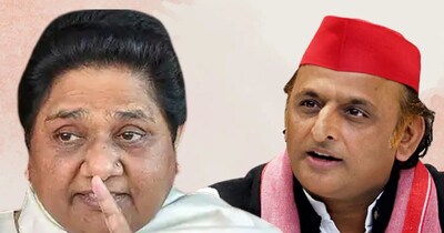 बसपा सुप्रीमो मायावती और सपा मुखिया अखिलेश यादव.