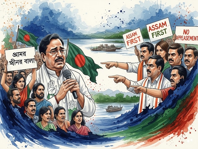 कांग्रेस नेता का छलका बांग्लादेश प्रेम, असम में मच गया नया बवाल, BJP हमलावर कांग्रेस नेता का छलका बांग्लादेश प्रेम, असम में मच गया नया बवाल, BJP हमलावर