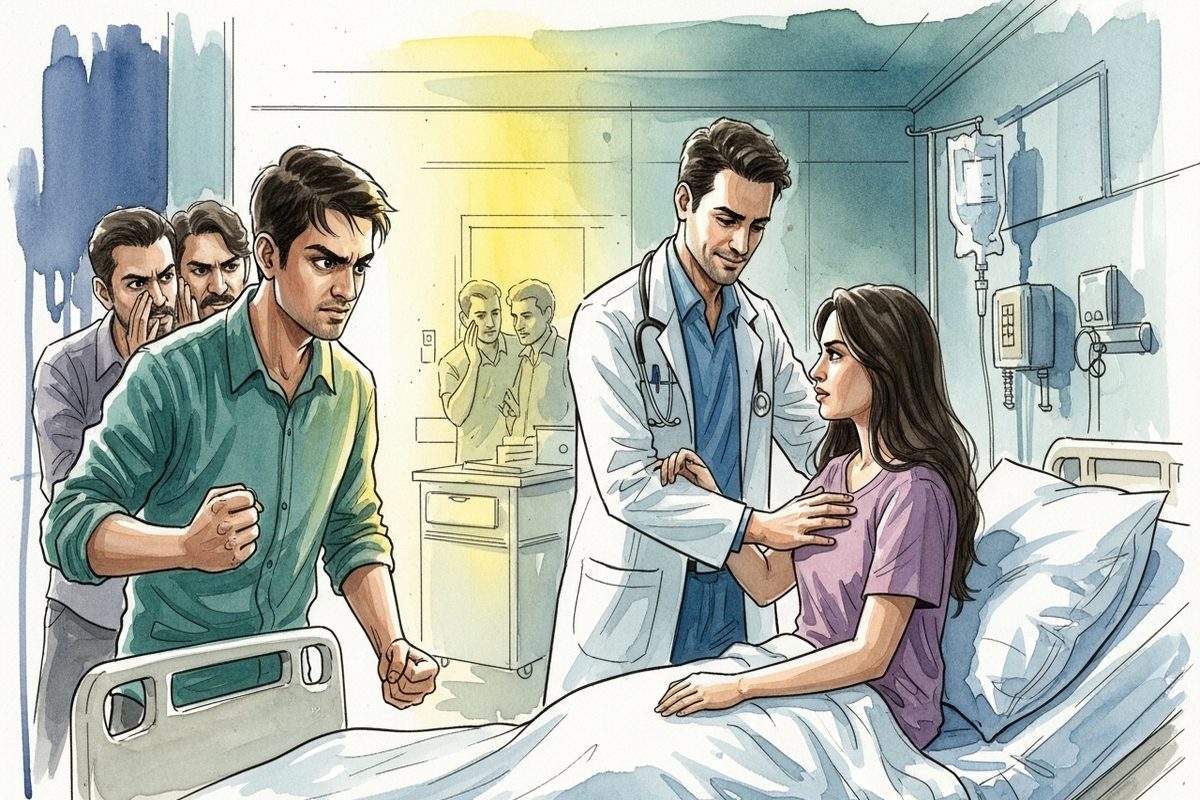 डॉक्‍टर के टच में थी बहन भाई को पसंद नहीं था मेल साजिश से कांपा KEM हॉस्पिटल