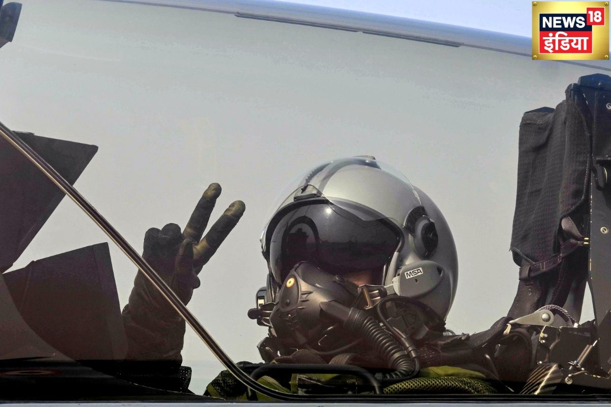 राफेल जेट के कॉकपिट में राष्‍ट्रपति द्रौपदी मुर्मू जमीन से हजारों फीट की ऊंचाई से क्‍या-क्‍या देखा