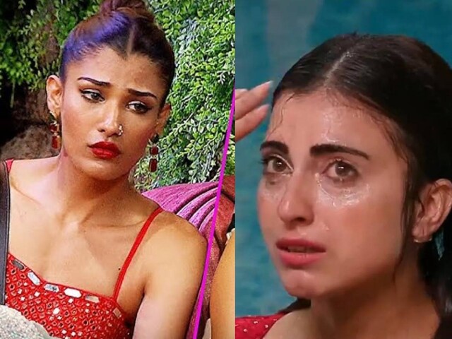 As soon as Nehal-Basir Ali left, Farhana Bhatt started crying badly.