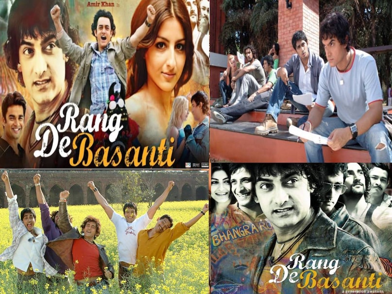 19 साल बाद भी 'रंग दे बसंती' फिल्म का क्रेज कम नहीं हुआ है. फिल्म में हमें आमिर खान, शरमन जोशी, सिद्धार्थ, कुणाल कपूर, सोहा अली खान, आर. माधवन लीड रोल में थे. फिल्म को राकेश ओम प्रकाश मेहरा ने डायरेक्ट किया था. कहानी प्रसून जोशी ने लिखी थी. स्क्रीन प्ले कमलेश पांडेय और राकेश ओम प्रकाश मेहरा ने लिखा था. 19 साल बाद भी 'रंग दे बसंती' फिल्म का क्रेज कम नहीं हुआ है. फिल्म में हमें आमिर खान, शरमन जोशी, सिद्धार्थ, कुणाल कपूर, सोहा अली खान, आर. माधवन लीड रोल में थे. फिल्म को राकेश ओम प्रकाश मेहरा ने डायरेक्ट किया था. कहानी प्रसून जोशी ने लिखी थी. स्क्रीन प्ले कमलेश पांडेय और राकेश ओम प्रकाश मेहरा ने लिखा था.