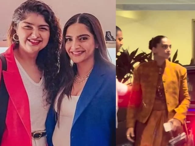 Sonam reached Anshula's engagement, did not pose amid discussion of pregnancy Sonam reached Anshula's engagement, did not pose amid discussion of pregnancy