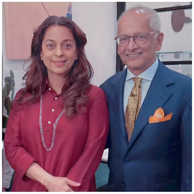 Juhi Chawla’s marriage came to light in 2001, when she was pregnant with their first child, Jahnavi Mehta. (Image: Instagram)