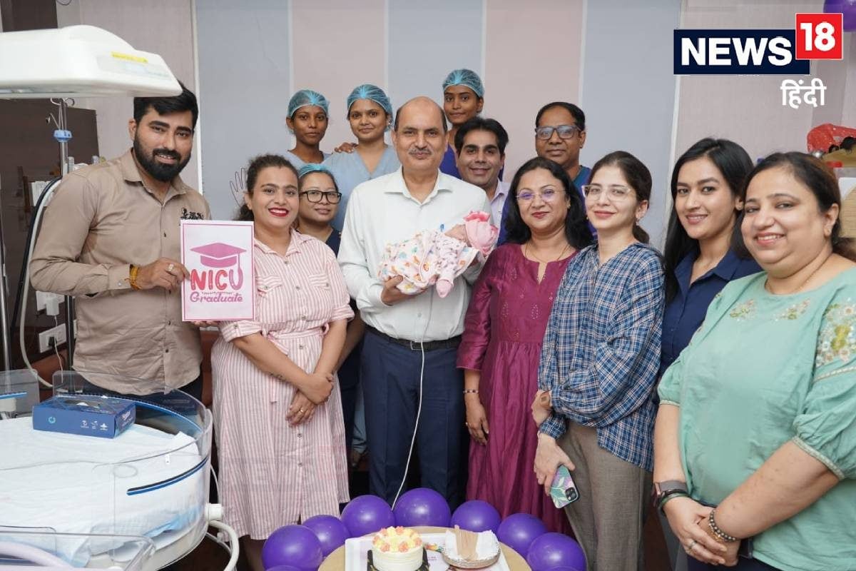 दिल्ली-NCR में हुआ करिश्मा 22 वें हफ्ते में जन्मी 525 ग्राम की बच्ची बचाई
