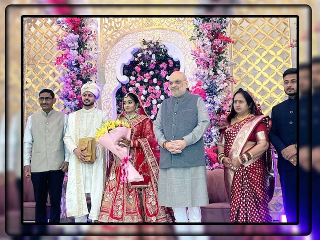 BJP हेडक्वार्टर के टाइपिस्‍ट की बेटी की शादी में शाह, नजारा देख हर कोई हैरान