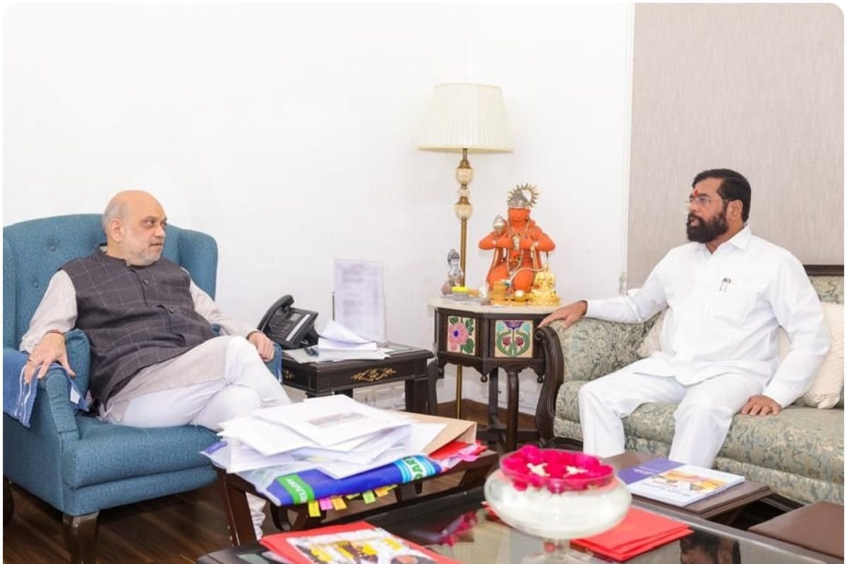 अमित शाह के साथ एकनाथ शिंदे की 50 मिनट तक चली मीटिंग किन मुद्दों पर हुई बात