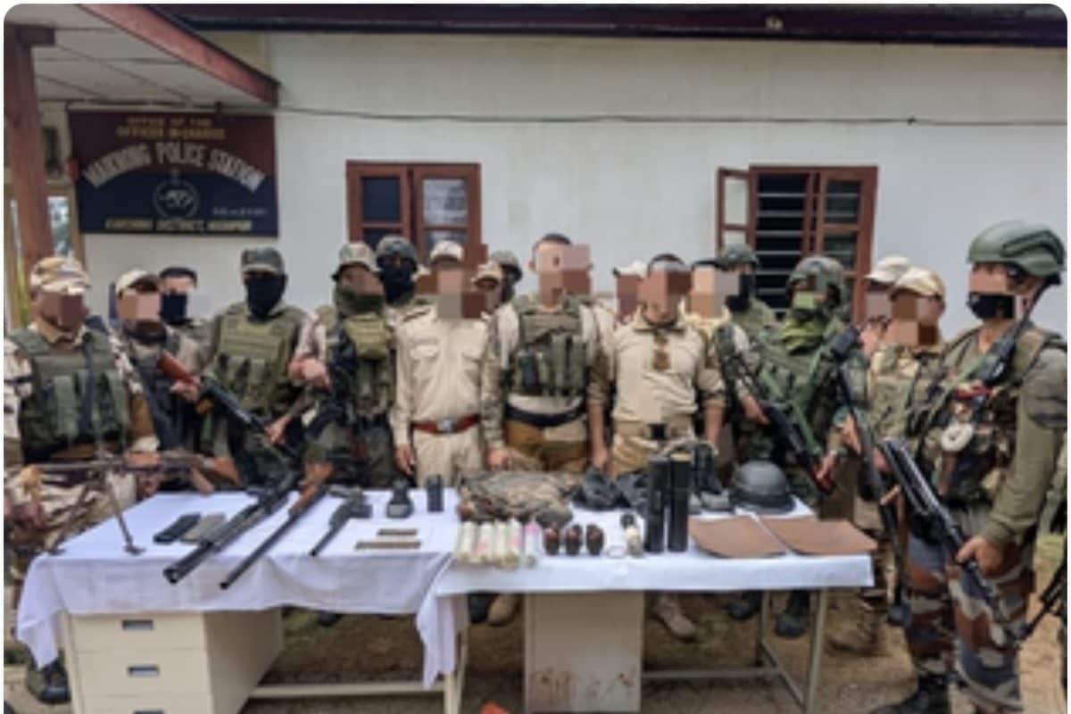 मणिपुर में असम राइफल्स का एक्शन: हथियारों का जखीरा बरामद आतंकी साजिश नाकाम