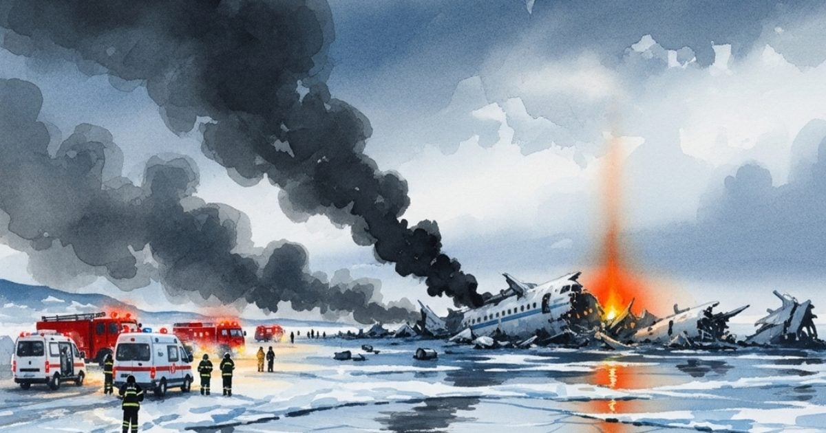 पहले आसमान में मछली की तरह फड़फड़ाया प्‍लेन, फिर खत्म हो गईं 55 जिंदगियां