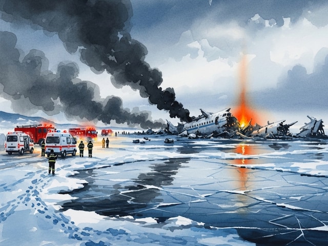 पहले आसमान में मछली की तरह फड़फड़ाया प्‍लेन, फिर खत्म हो गईं 55 जिंदगियां