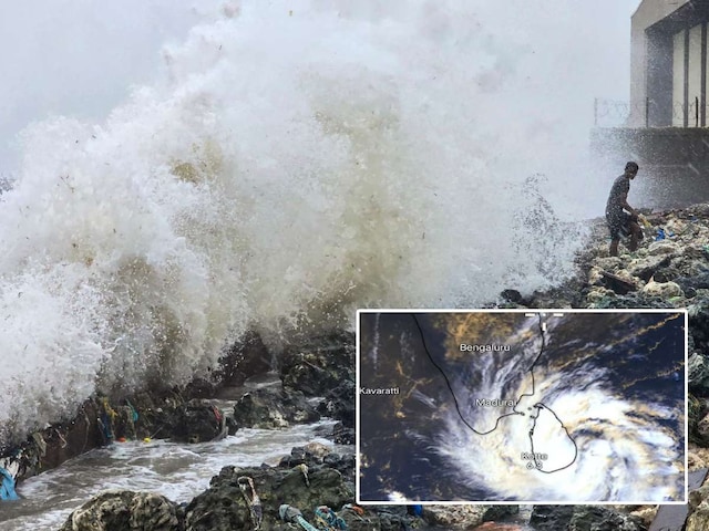 दितवाह ने श्रीलंका में ली 153 जानें, अब भारत आ रहा तूफान, 3 राज्‍यों में अलर्ट