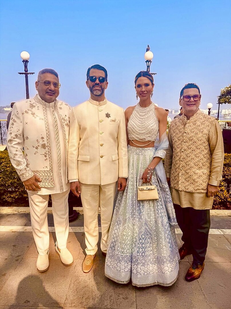 Donald Trump Jr attends wedding in Udaipur