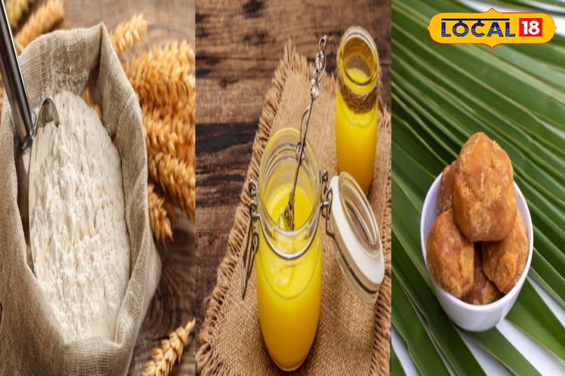 गुड़, घी और आँटा से घर पर ही त्यार कर सकते है गुड़ का पारे या झिल्ली 