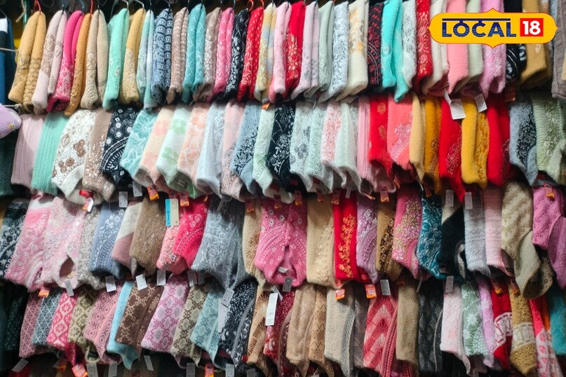 सर्दियों की शॉपिंग, ब्रांडेड गर्म कपड़ों का बाजार, winter spacial clothe market, local18, khargone letest news, Madhya Pradesh hindi news 