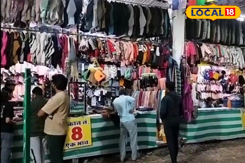 सर्दियों की शॉपिंग, ब्रांडेड गर्म कपड़ों का बाजार, winter spacial clothe market, local18, khargone letest news, Madhya Pradesh hindi news 