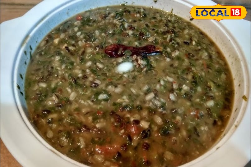 लहसुनी बथुआ दाल 