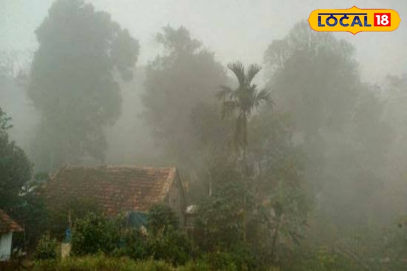 ठंडी हवाओं का प्रवाह सर्दियों के महीनों यानी दिसंबर-जनवरी में उत्तर-पूर्वी मानसून की ठंडी हवाएँ इस क्षेत्र से गुजरती हैं। घाटी में फंसकर ये हवाएँ नमी को संघनित करती हैं और तापमान को 0°C तक या उससे नीचे ले जाती हैं, जिसके परिणामस्वरूप पाला और हल्की बर्फबारी होती है।