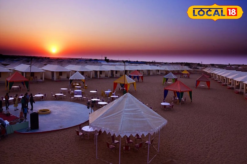 सम सैंड ड्यूंस में इन दिनों अलग ही नजारा देखने को मिल रहा है सम सैंड ड्यूंस में इन दिनों अलग ही नजारा देखने को मिल रहा है