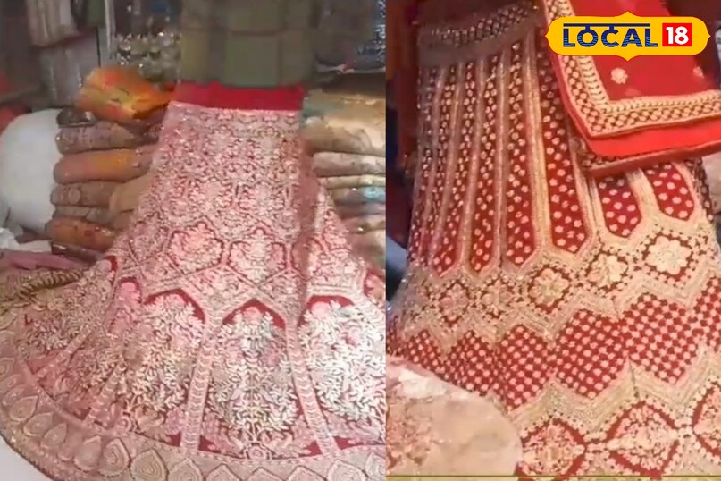 पश्चिमी उत्तर प्रदेश, मेरठ, वैवाहिक सीजन, ब्राइडल लहंगा, खरीदारी, मेरठ, घंटाघर, लोकल 18,Western Uttar Pradesh, Meerut, Wedding Season, Bridal Lehenga, Shopping, Meerut, Clock Tower, Local 18