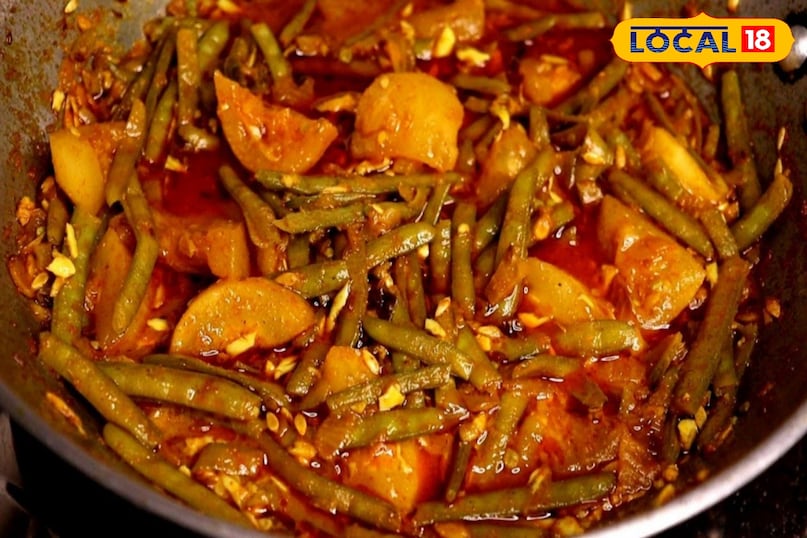 काचरा-ग्वारफली की सब्जी