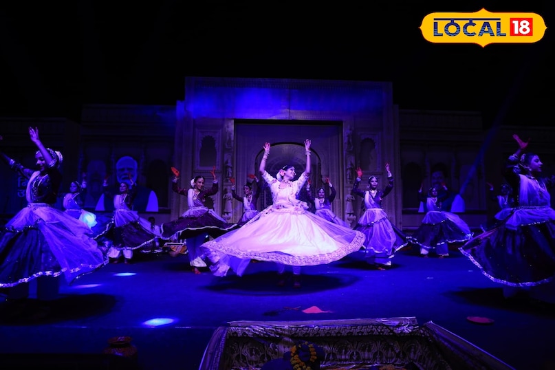 Nimad Utsav Maheshwar, Maheshwar cultural festival, Gangaur folk dance nimad utsav, Maheshwar tourism, Khargone cultural festival, nimad utsav 2025, local18, khargone letest news, Madhya Pradesh hindi news 