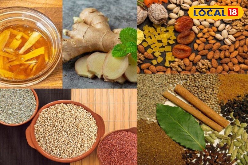 सर्दी आते ही हमारा शरीर गर्म चीज़ें माँगने लगता है सिर्फ गर्म कपड़े ही नहीं बल्कि ऐसा खाना भी जो अंदर से गर्मी दे। कुछ चीज़ें ये काम बहुत अच्छे से करती हैं ये रहे 7 ऐसे ही खाद्य पदार्थ जो सर्दियों में शरीर को अंदर से गर्म रखते हैं