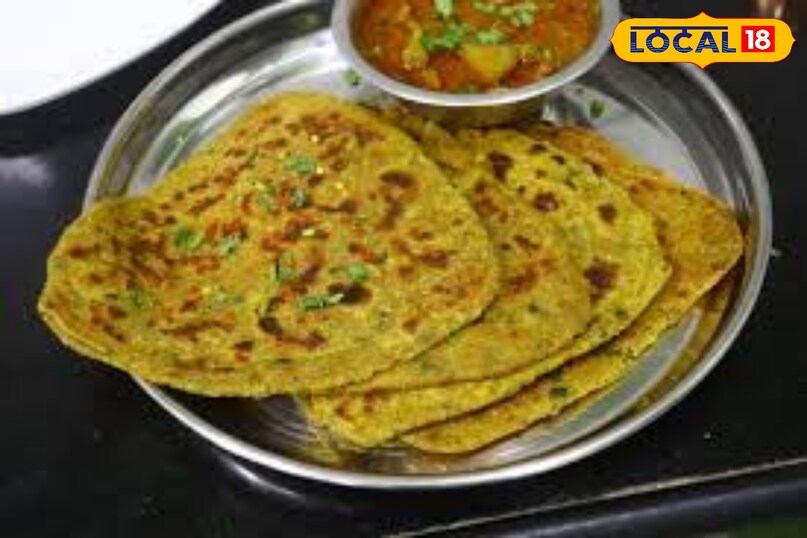 गाजर मेथी पराठा 