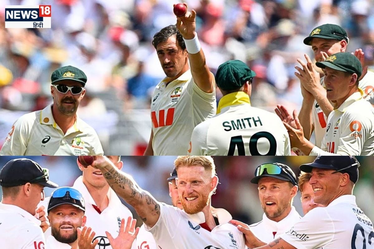 पहले दिन गिरे 19 विकेट, ENG को 172 पर ऑलआउट करने के बाद 123 पर AUS को 9 झटके