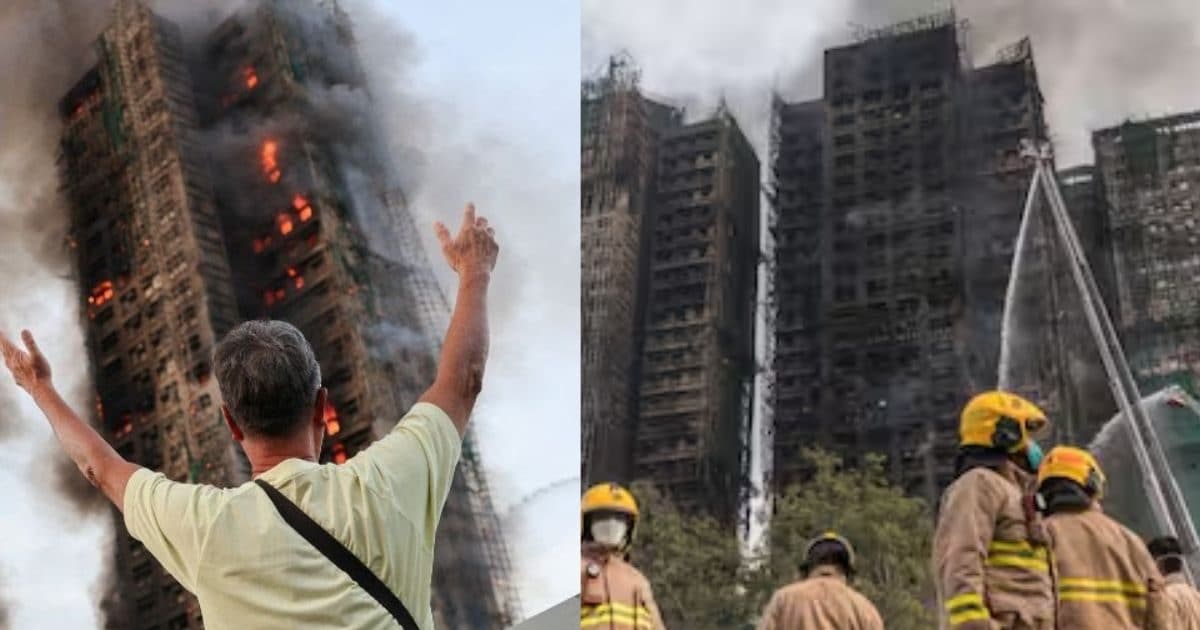 Hong Kong Fire Miracle | Hong Kong Fire Miracle Man Rescued Alive From ...