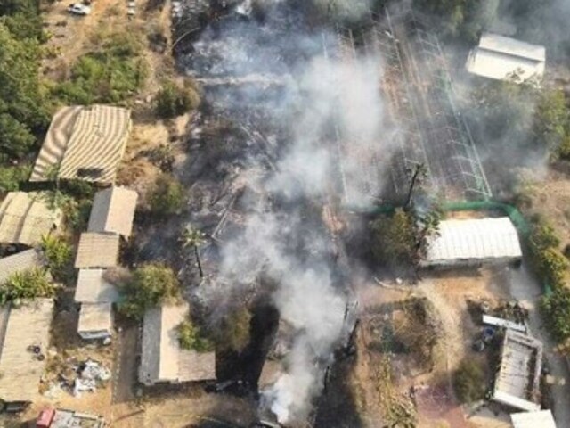 In Israel, one disaster ends and another begins, houses and fields are burning to ashes.