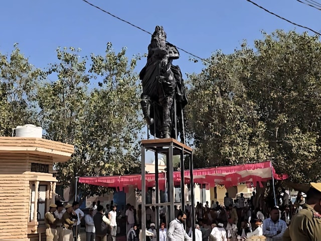  नागौर में महाराजा सूरजमल की मूर्ति लगाने पर बवाल, भारी पुलिस फोर्स तैनात