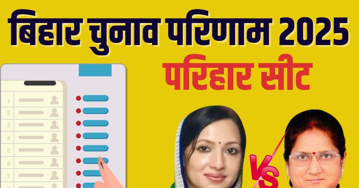 Parihar Chunav Result 2025: परिहार सीट पर हैट्रिक लगाएगी BJP? मतगणना आज