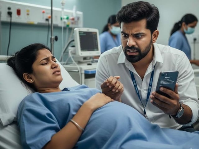 अस्‍पताल में करना क्या है? प्रसव पीड़ा में पत्‍नी, बॉस का आदेश सुन शख्‍स हैरान