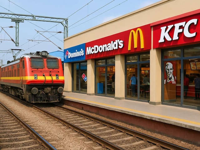 रेलवे स्टेशनों पर जल्द खुलेंगे KFC-McDonald’s जैसे बड़े फूड ब्रांड!