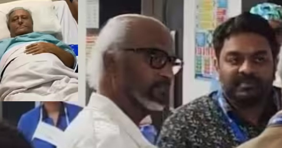 Rajinikanth’s brother suffered a heart attack, admitted to ICU, superstar inquired about the condition of 84 year old Satyanarayan from doctors.