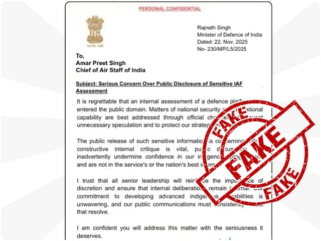 सावधान! फर्जी है वायरल हो रहा राजनाथ सिंह का लेटर, फैक्ट चेक में हुआ पर्दाफाश