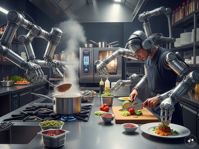 सिर्फ एक रोबोट संभालता है पूरा रेस्टोरेंट, खुद पकाता है खाना, धोता है बर्तन भी