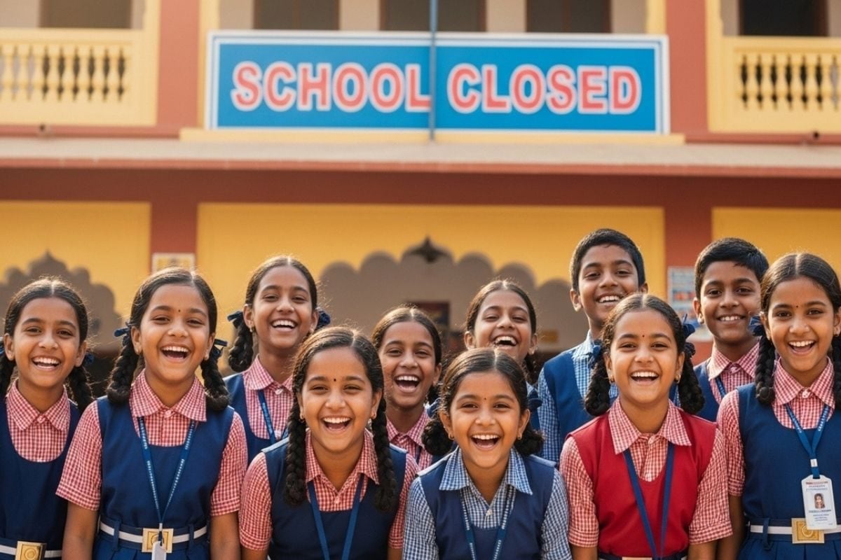 कहीं तेज बारिश का अलर्ट तो कहीं प्रदूषण का कहर जानें कहां-कहां बंद हैं स्कूल