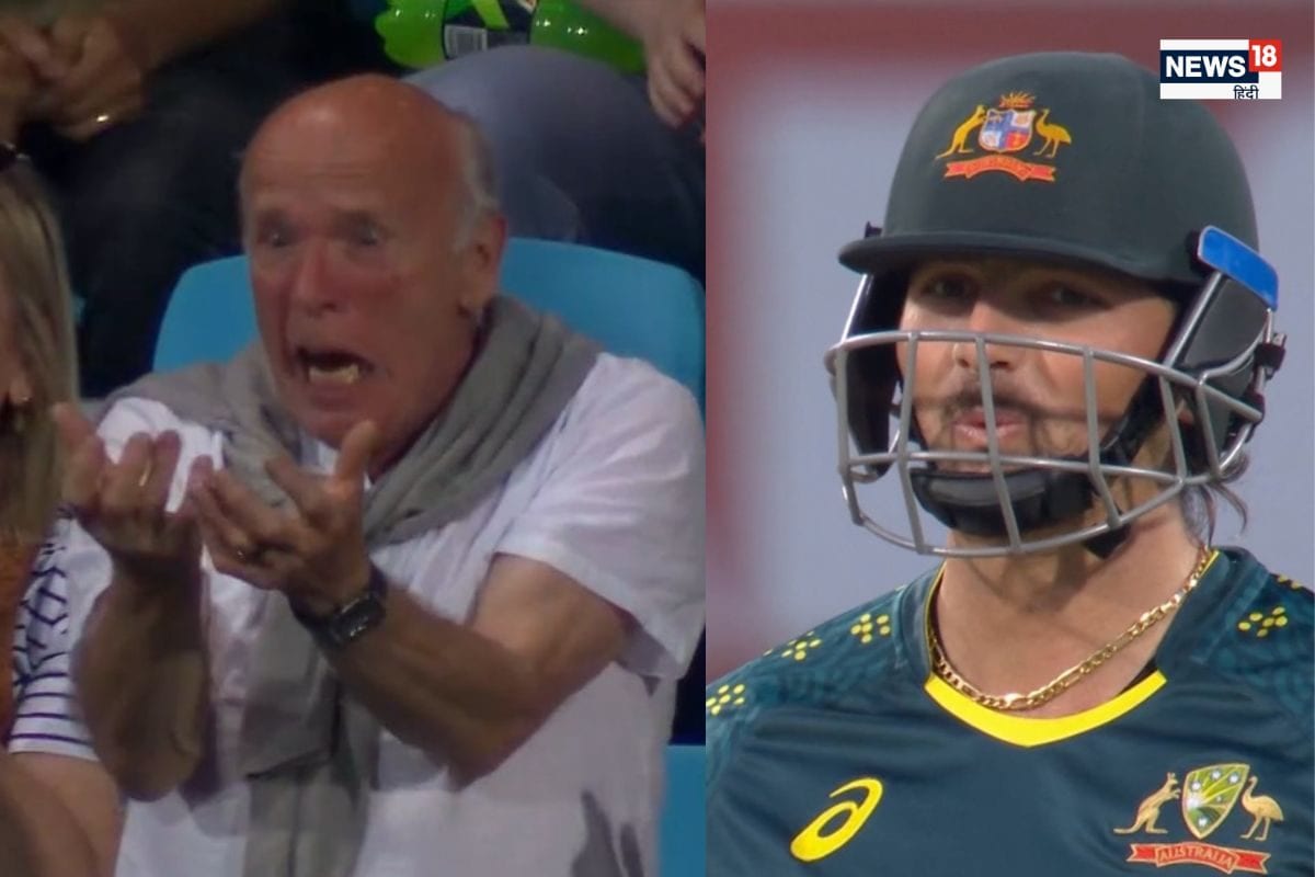 टिम डेविड का सिक्स देख बावला हुआ बुजुर्ग फैन, रिएक्शन ने इंटरनेट पर लगा दी आग!