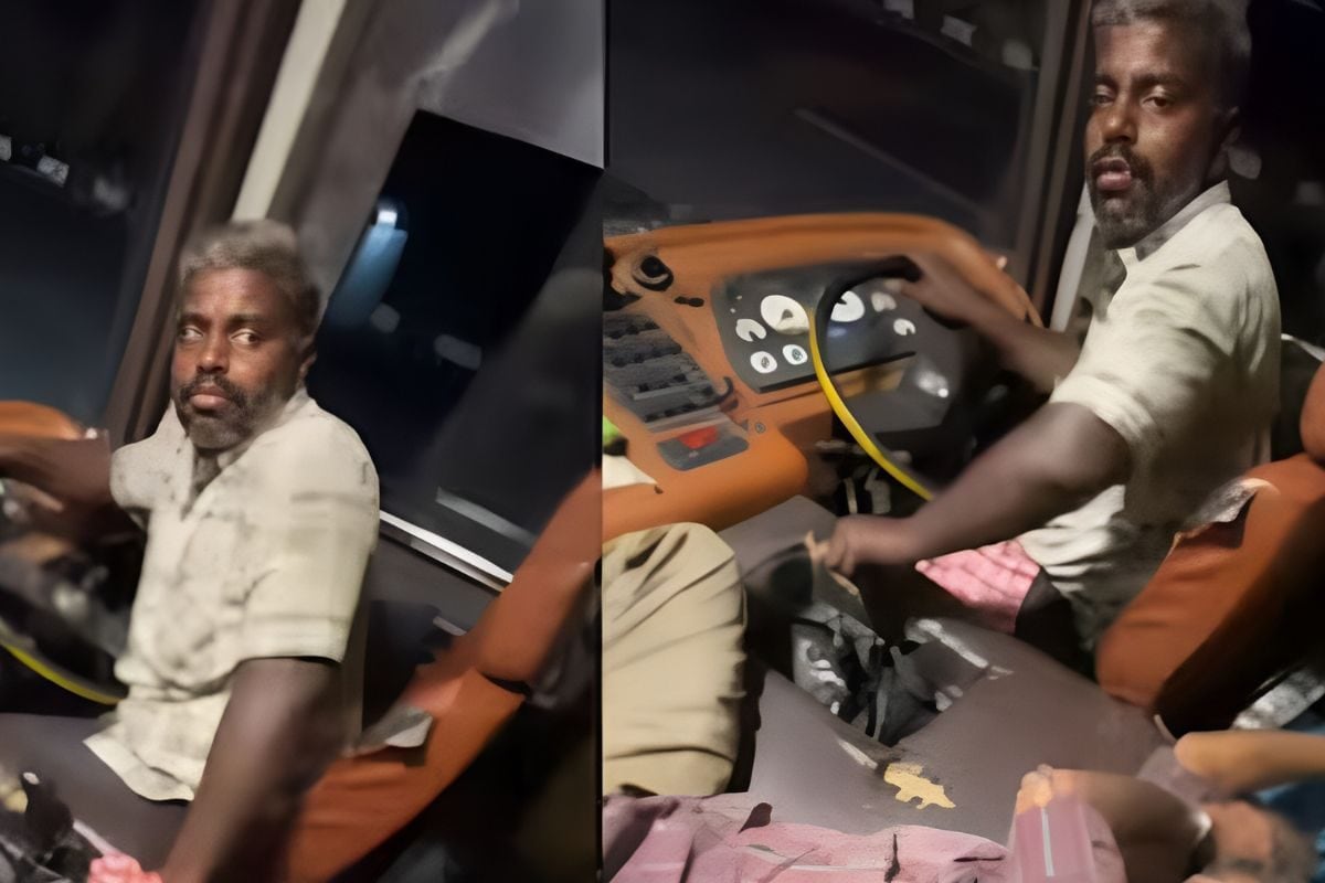 पुलिस बुलाओ कहा तो भड़का ड्राइवरलाइटें बंद कर अंधेरे में दौड़ाई बस फिर