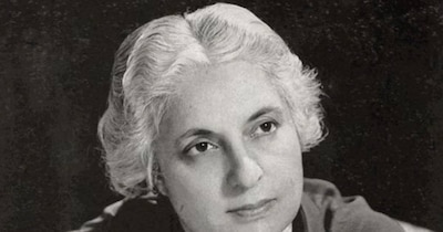 विजयलक्ष्मी पंडित (Photo Posted By Mallikarjun Kharge on X)