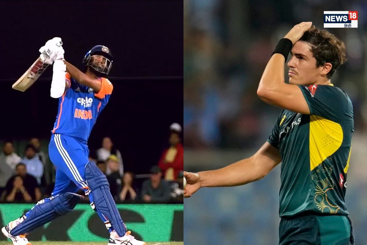 4 गेंद में 17 रन! वाशिंगटन सुंदर के आगे बिलबिलाने लगा ऑस्ट्रेलियाई गेंदबाज