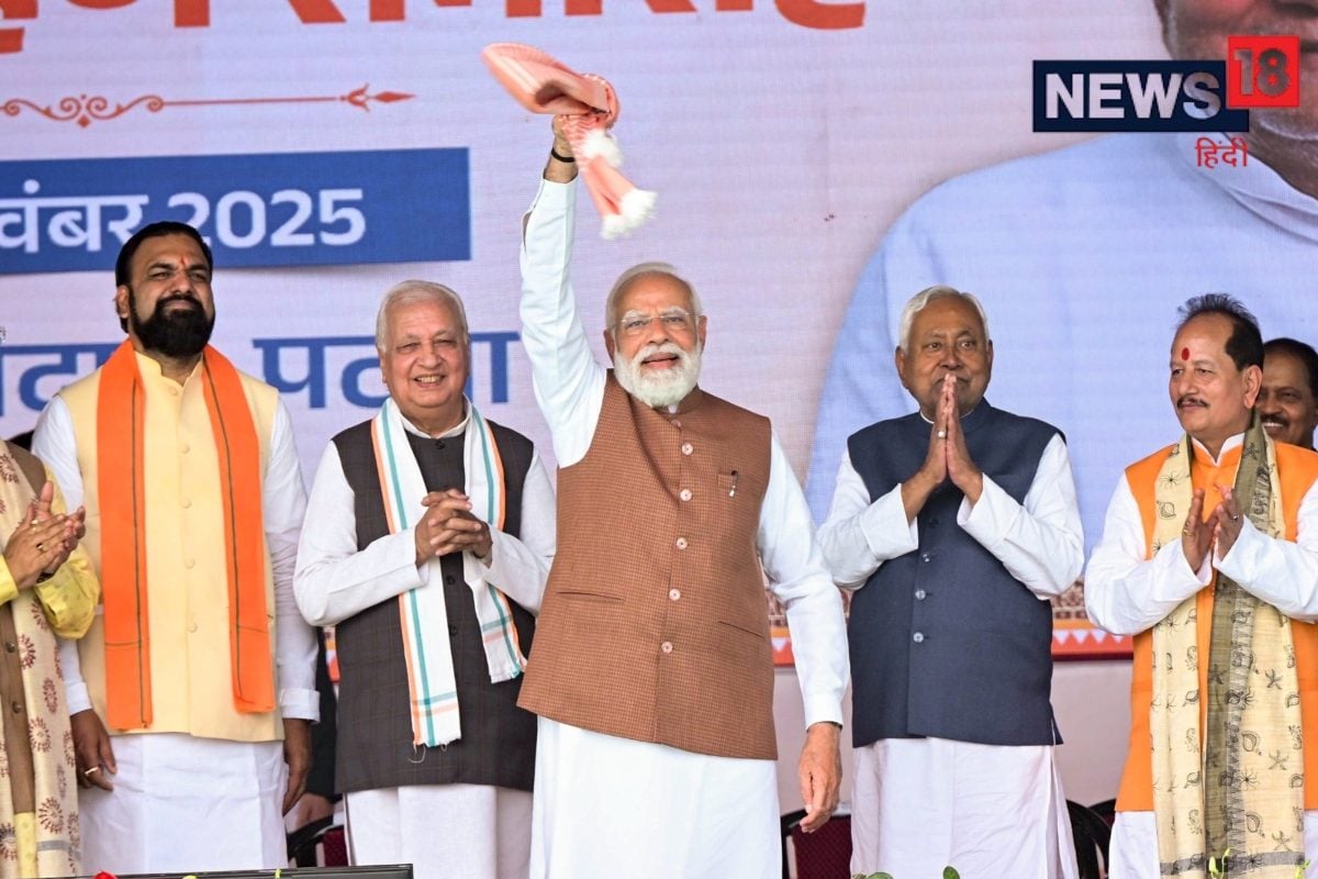 गांधी मैदान की 10 ऐतिहासिक तस्वीरें, जब नीतीश कुमार 10वीं बार बने बिहार के CM