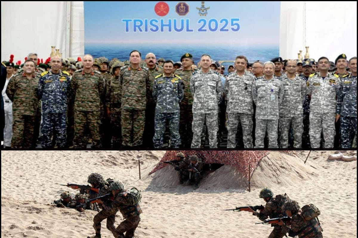 थलजलनभ एकसाथ गरजे त्रिशूल 2025’ में दिखी भारत की युद्ध–तैयारी