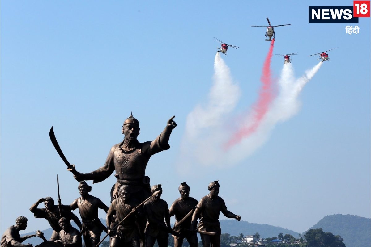 PHOTOS: ब्रह्मपुत्र के सीने पर जब एकसाथ गरजे राफेल और तेजस दहल गए दुश्‍मन